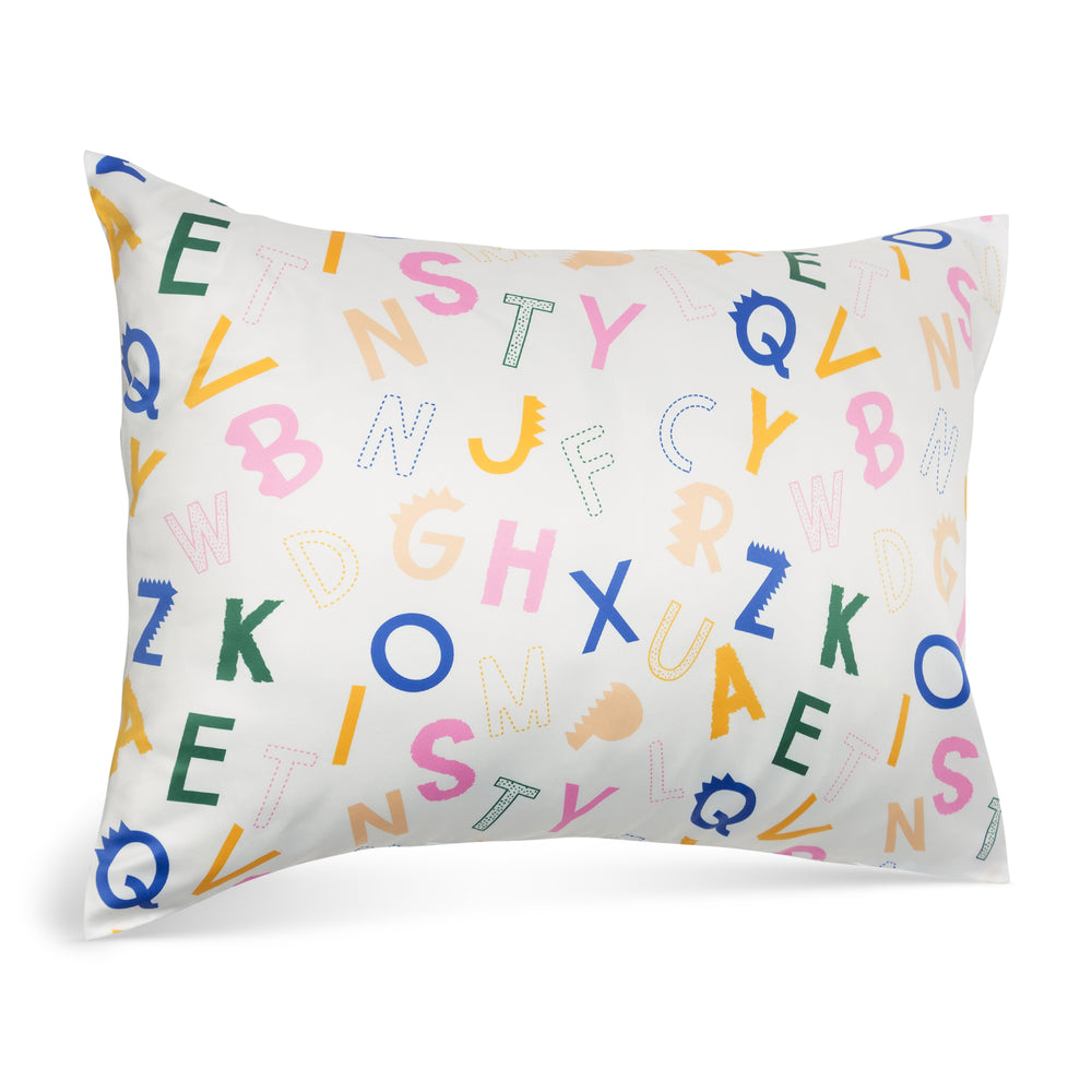 Rad Royals Alphabet Standard Pillowcase 