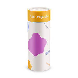 Rad Royals Satin Pillowcase Paper Tube Packaging