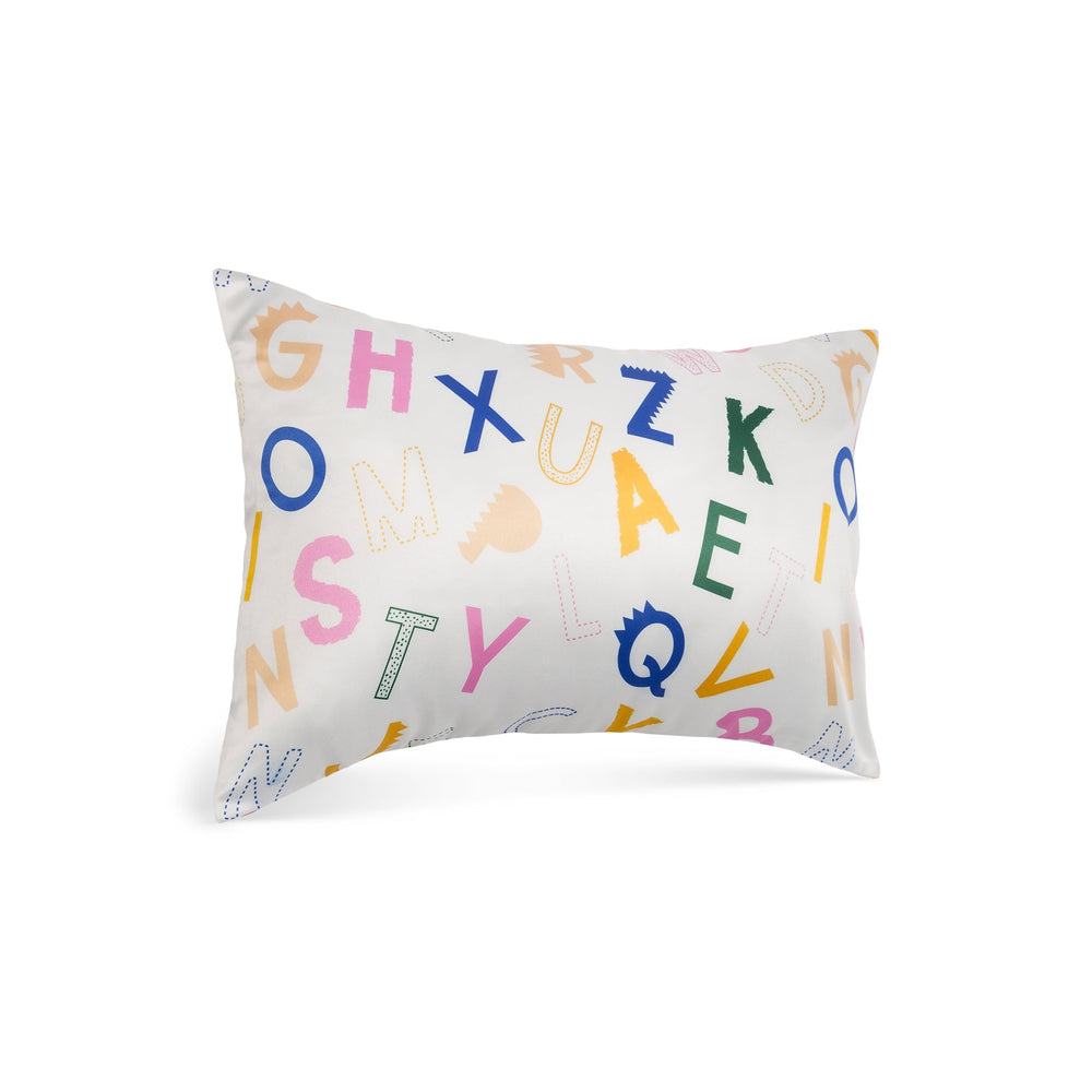 Toddler Satin Pillowcase - Alphabet